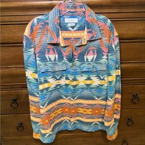 Colorful Patterned Knit Sweater